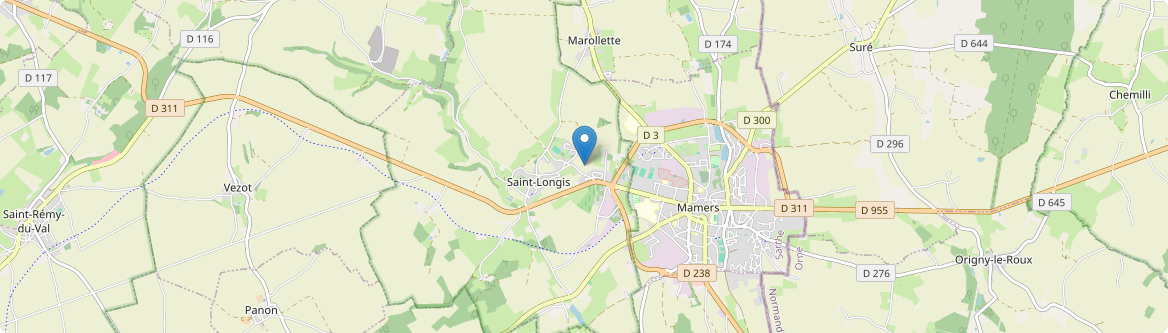 Saint-Longis - Carte