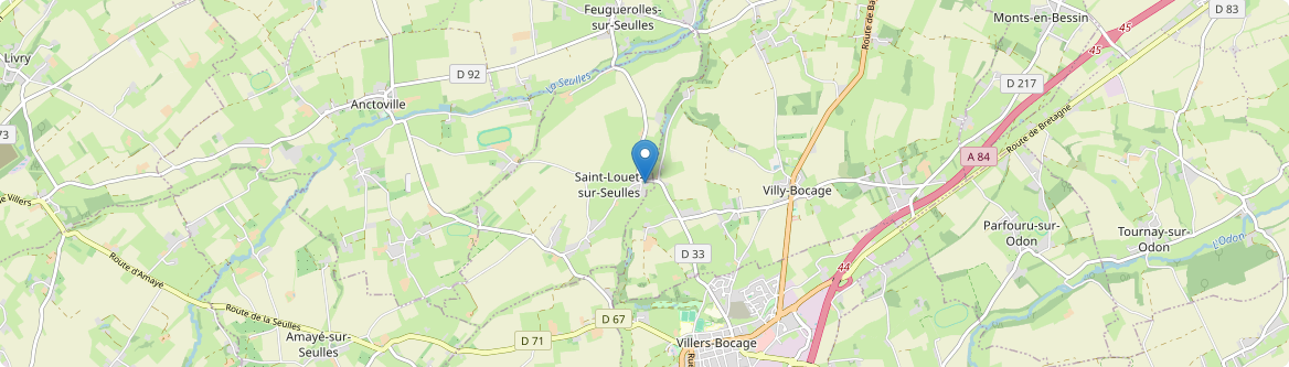Saint-Louet-sur-Seulles - Carte