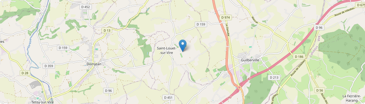 Saint-Louet-sur-Vire - Carte