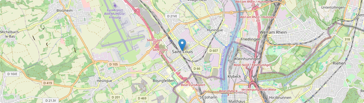 Saint-Louis - Carte