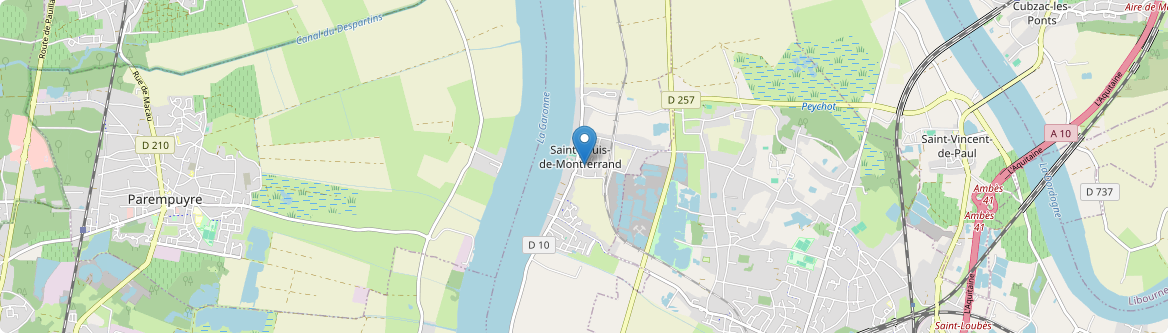 Saint-Louis-de-Montferrand - Carte