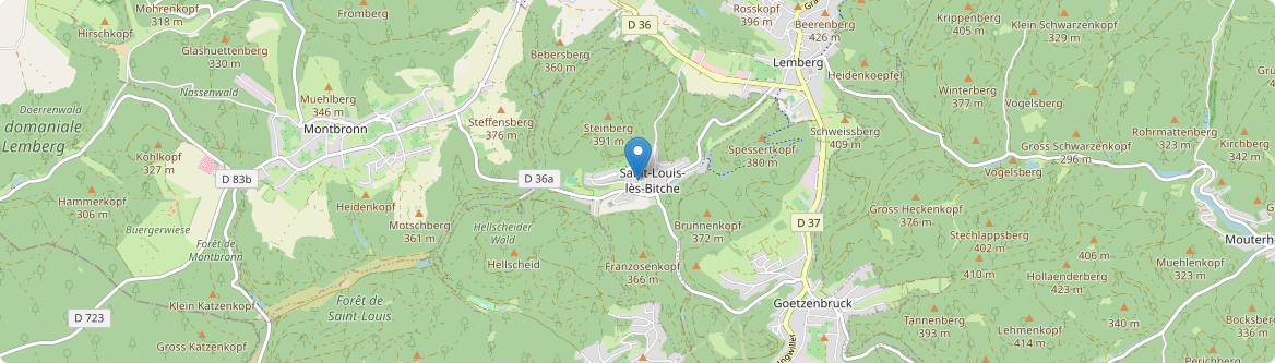 Saint-Louis-lès-Bitche - Carte