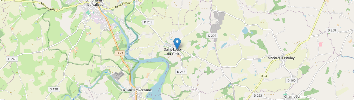 Saint-Loup-du-Gast - Carte