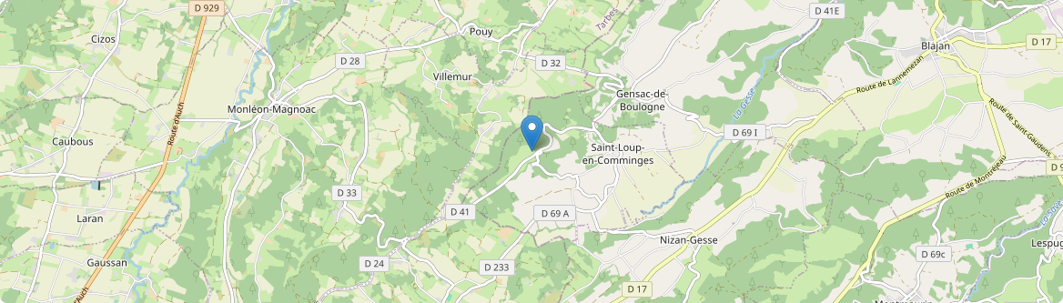 Saint-Loup-en-Comminges - Carte