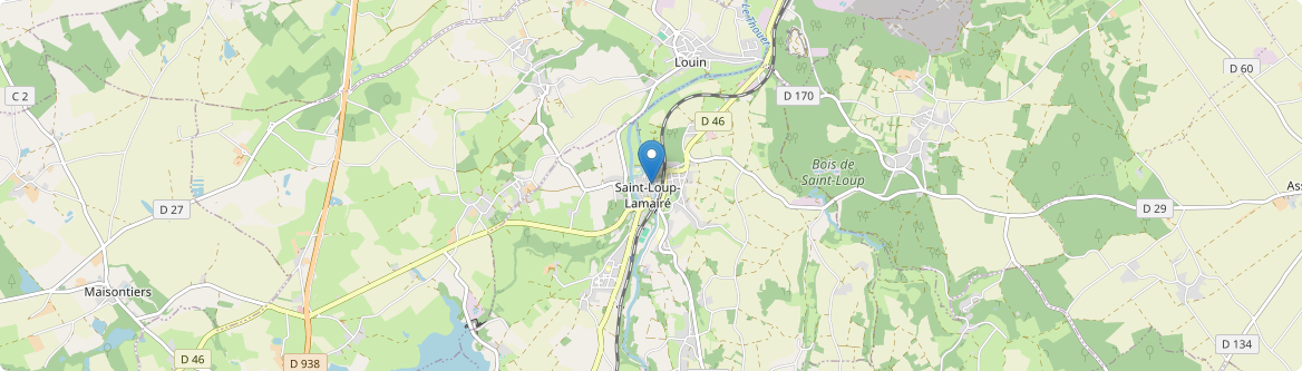 Saint-Loup-Lamairé - Carte
