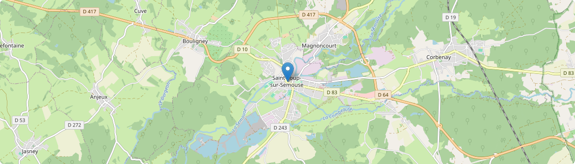 Saint-Loup-sur-Semouse - Carte