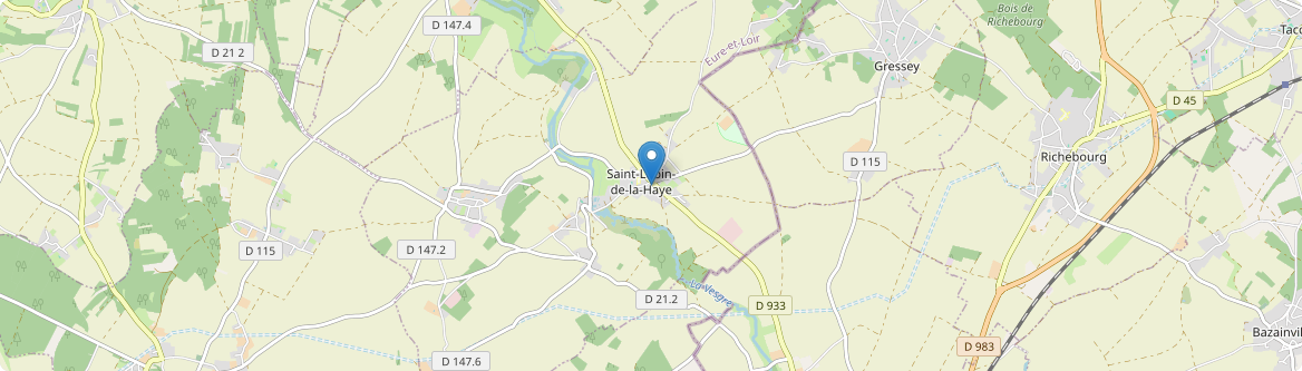 Saint-Lubin-de-la-Haye - Carte