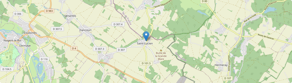 Saint-Lucien - Carte