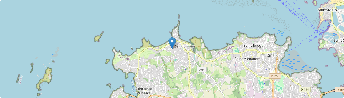 Saint-Lunaire - Carte