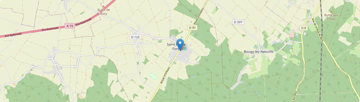 Saint-Lyé-la-Forêt - Carte