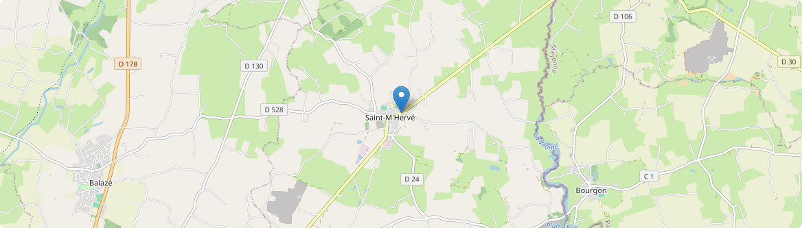 Saint-M'Hervé - Carte
