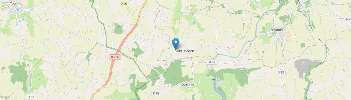 Saint-Maden - Carte