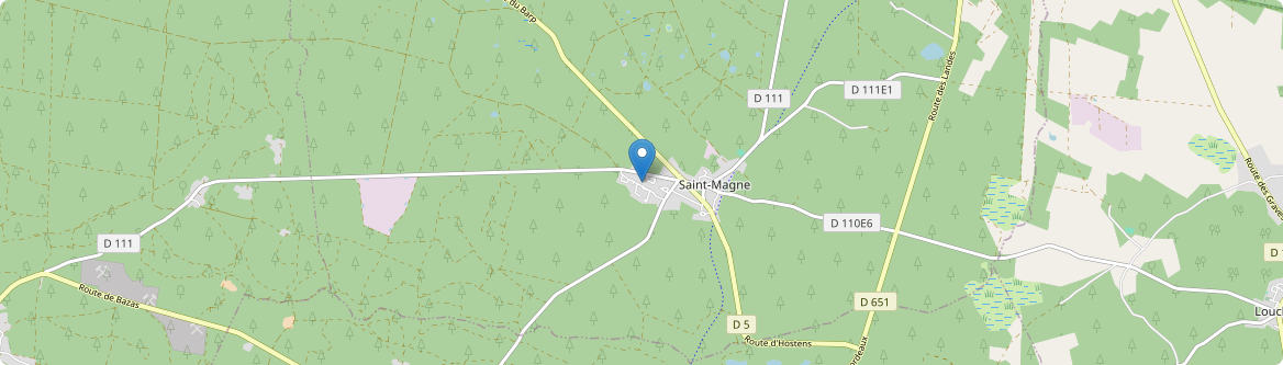 Saint-Magne - Carte