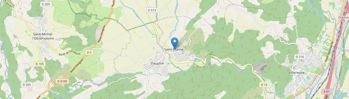 Saint-Maime - Carte