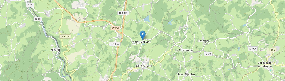 Saint-Maixant - Carte