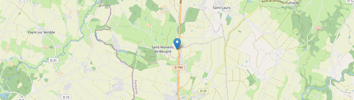 Saint-Maixent-de-Beugné - Carte