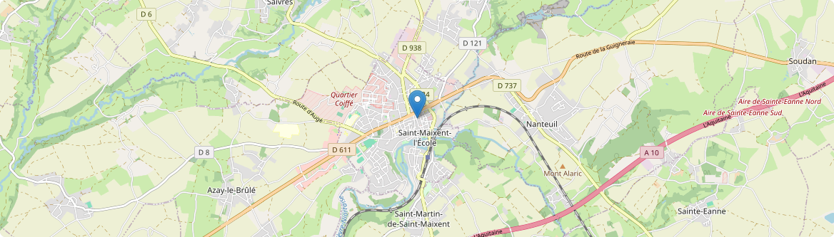 Saint-Maixent-l'École - Carte