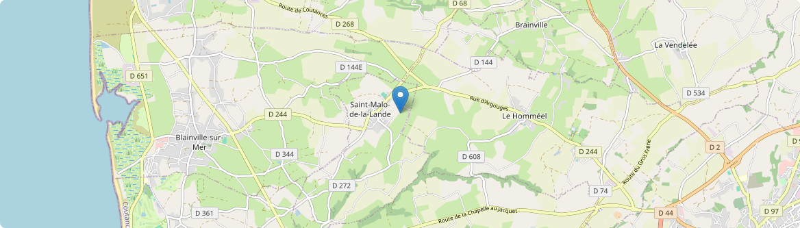 Saint-Malo-de-la-Lande - Carte