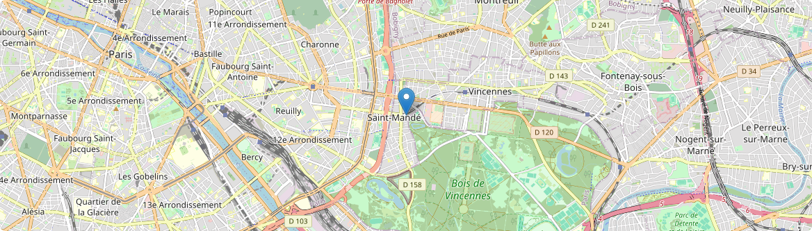Saint-Mandé - Carte