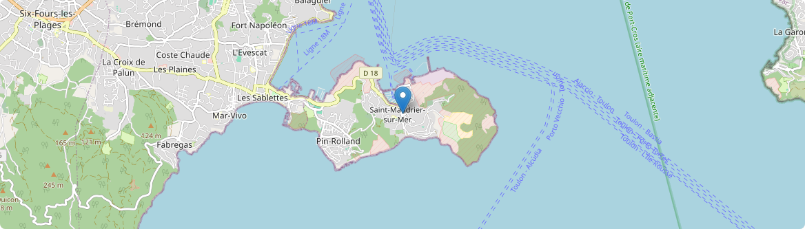 Saint-Mandrier-sur-Mer - Carte