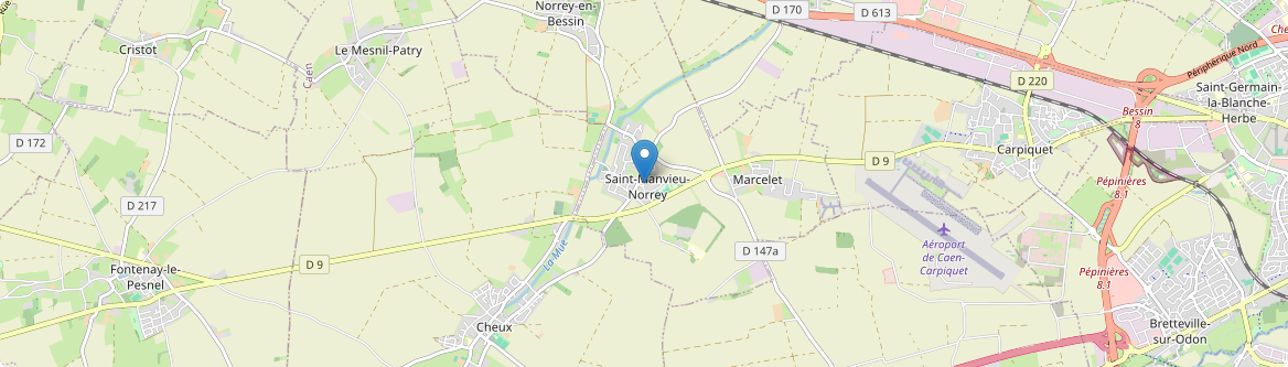 Saint-Manvieu-Norrey - Carte