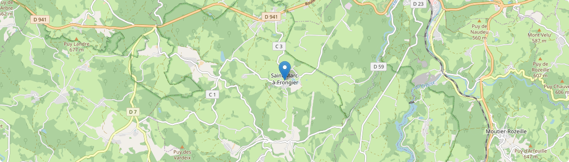 Saint-Marc-à-Frongier - Carte