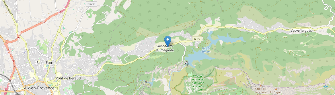 Saint-Marc-Jaumegarde - Carte
