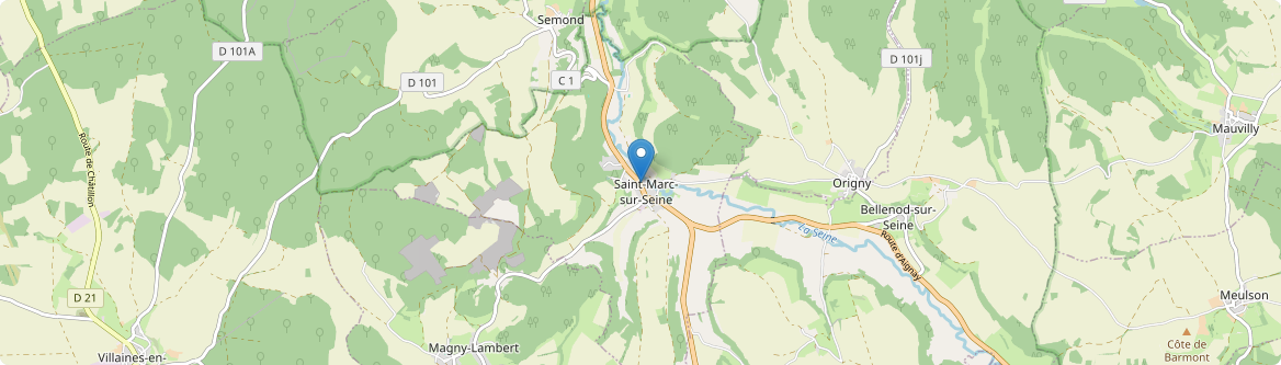 Saint-Marc-sur-Seine - Carte