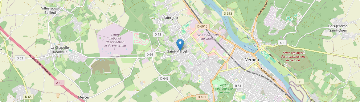 Saint-Marcel - Carte