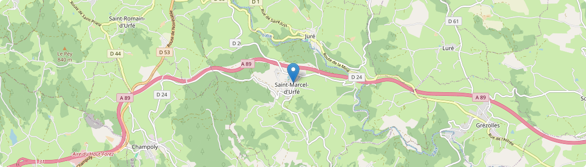 Saint-Marcel-d'Urfé - Carte