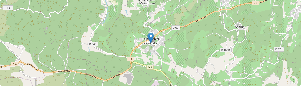 Saint-Marcel-de-Careiret - Carte