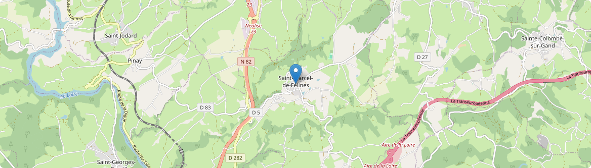 Saint-Marcel-de-Félines - Carte