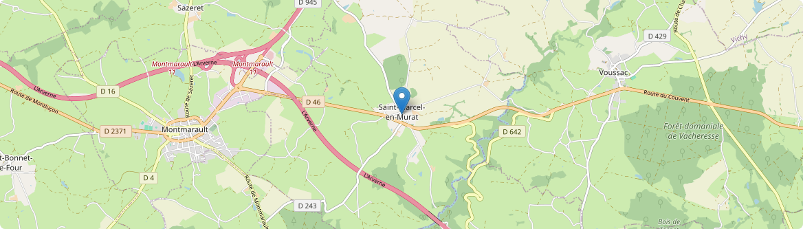Saint-Marcel-en-Murat - Carte