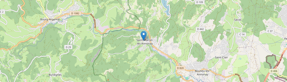 Saint-Marcel-lès-Annonay - Carte