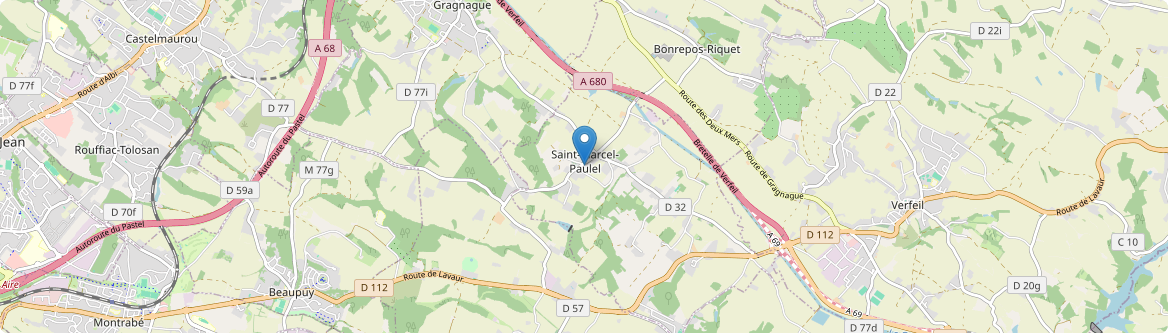 Saint-Marcel-Paulel - Carte