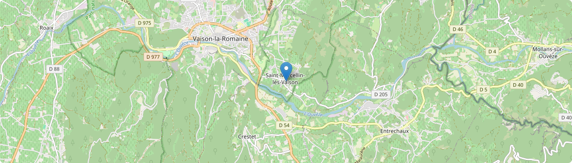 Saint-Marcellin-lès-Vaison - Carte