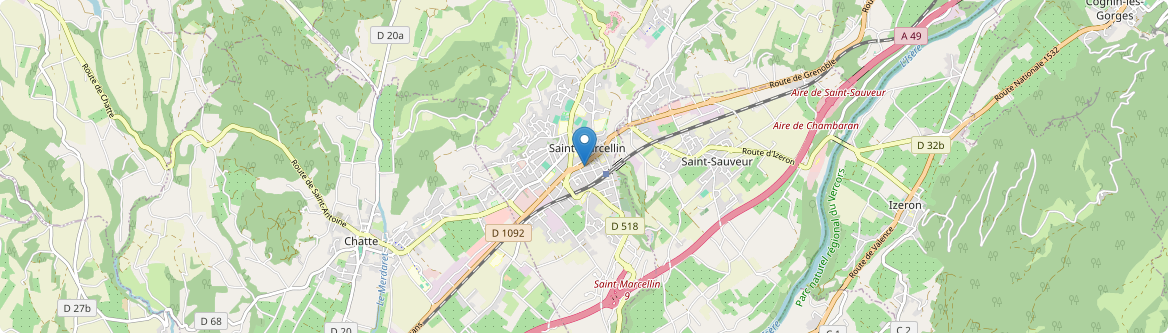 Saint-Marcellin - Carte