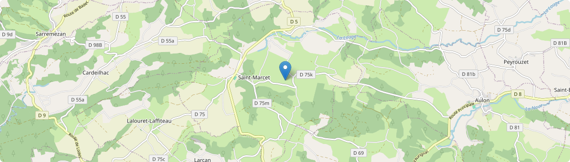 Saint-Marcet - Carte