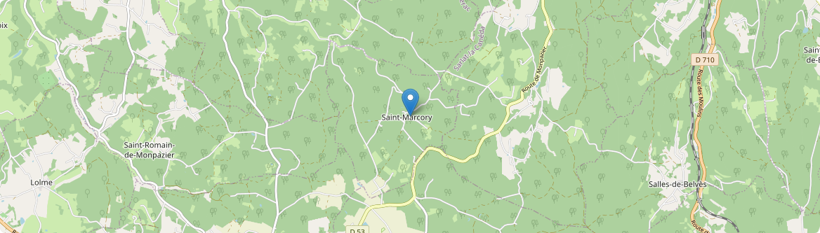 Saint-Marcory - Carte