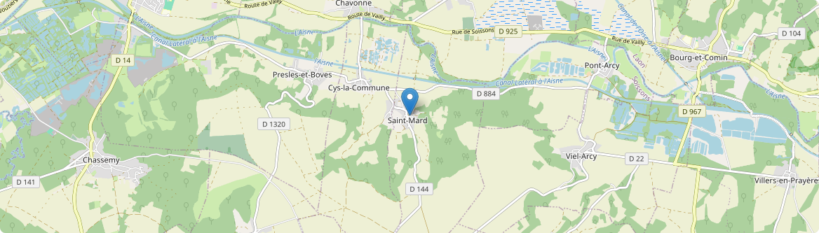 Saint-Mard - Carte