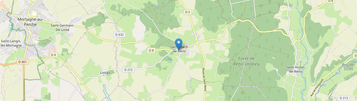 Saint-Mard-de-Réno - Carte