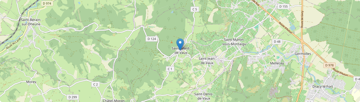 Saint-Mard-de-Vaux - Carte