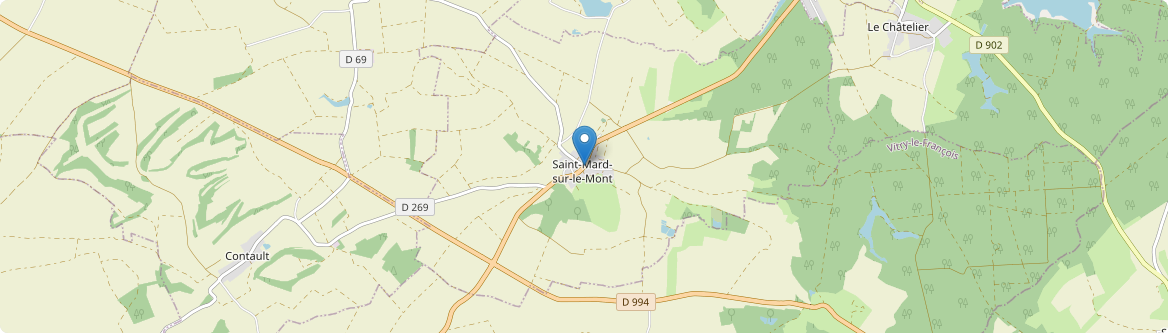 Saint-Mard-sur-le-Mont - Carte