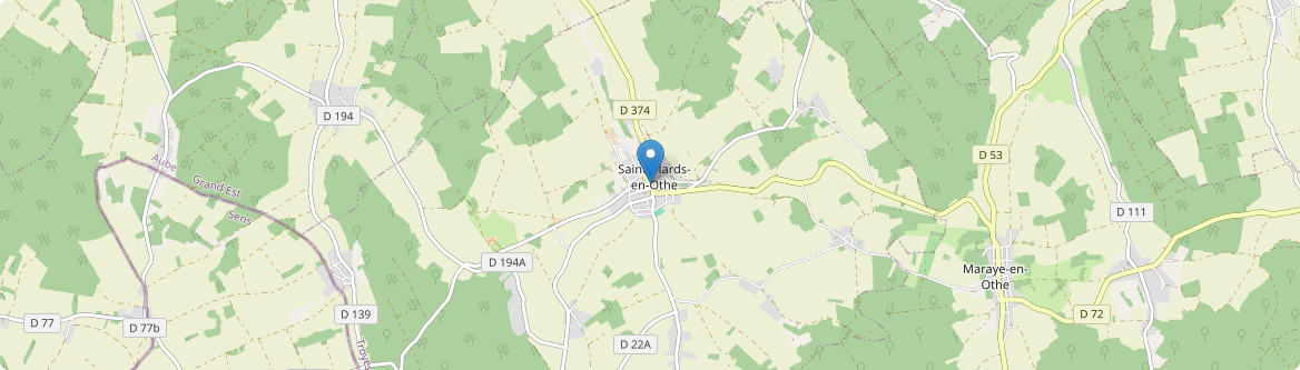 Saint-Mards-en-Othe - Carte