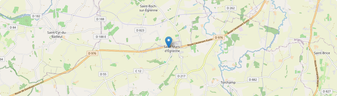 Saint-Mars-d'Égrenne - Carte