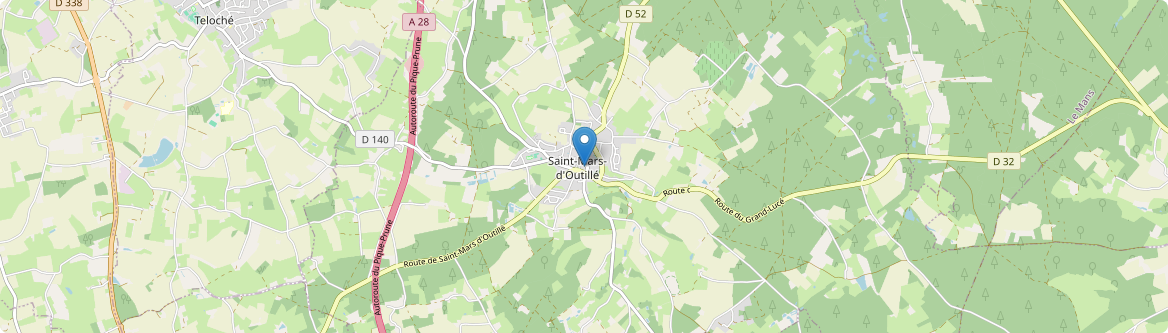 Saint-Mars-d'Outillé - Carte