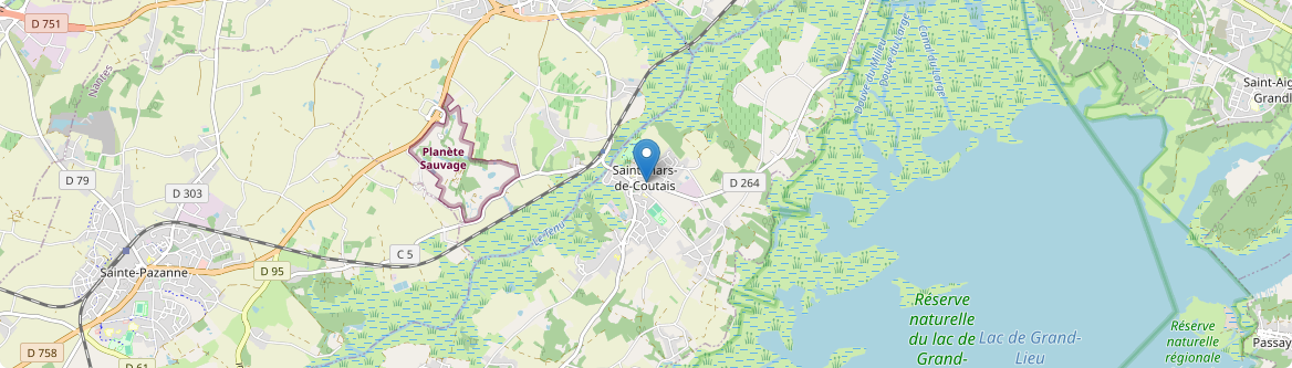 Saint-Mars-de-Coutais - Carte