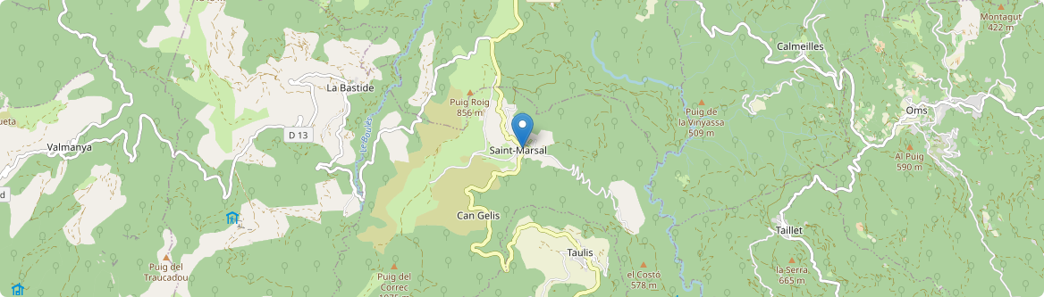 Saint-Marsal - Carte