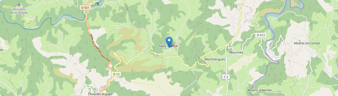 Saint-Martial - Carte