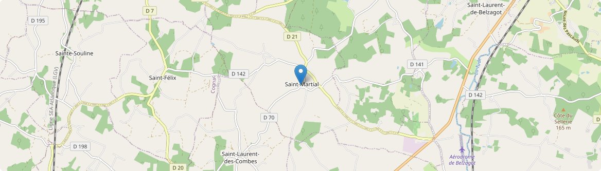 Saint-Martial - Carte